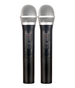 Microfone Vokal VWS-20 Plus Sem Fio Duplo de mo c/ receptor